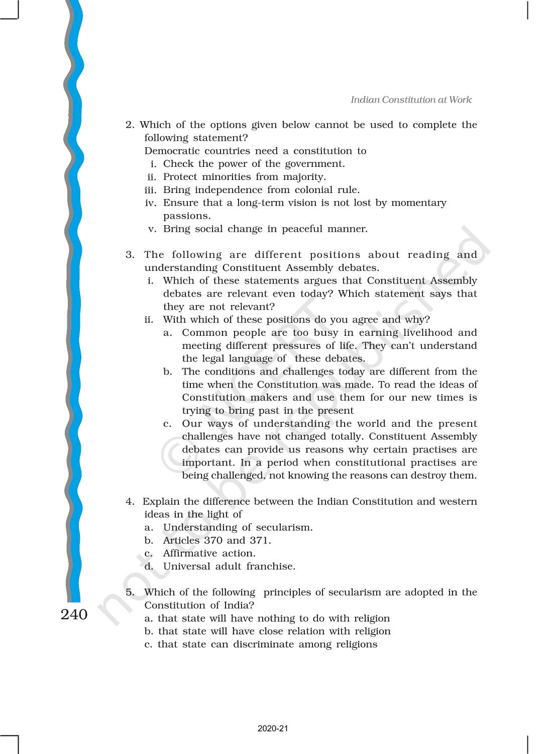 The Philosophy Of The Constitution - NCERT Book Of Class 11 Indian ...